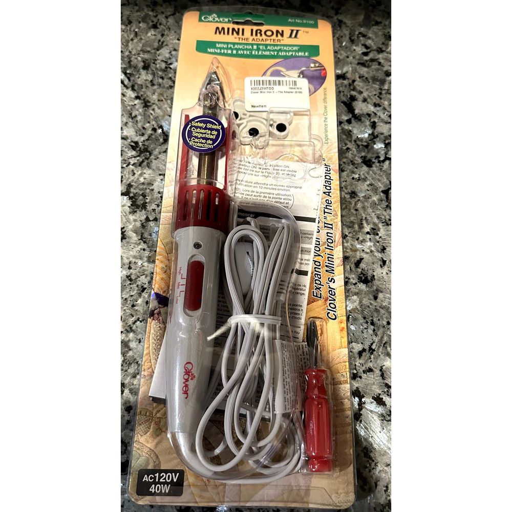 New CLOVER European Mini Craft Iron II The Adapter